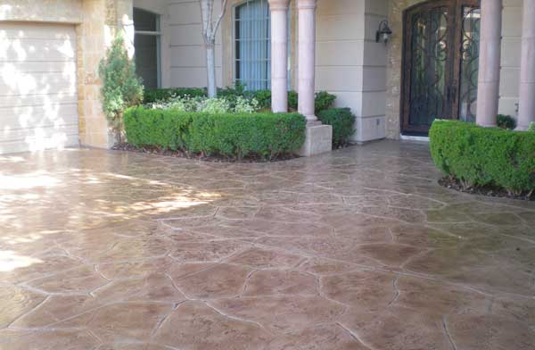 STAMPED CONCRETE PATIO